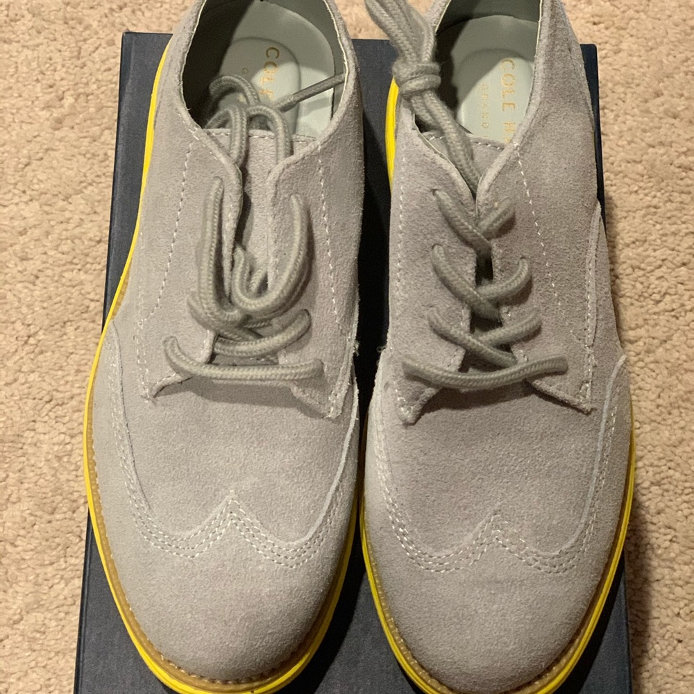 Cole Haan Boys suede shoes